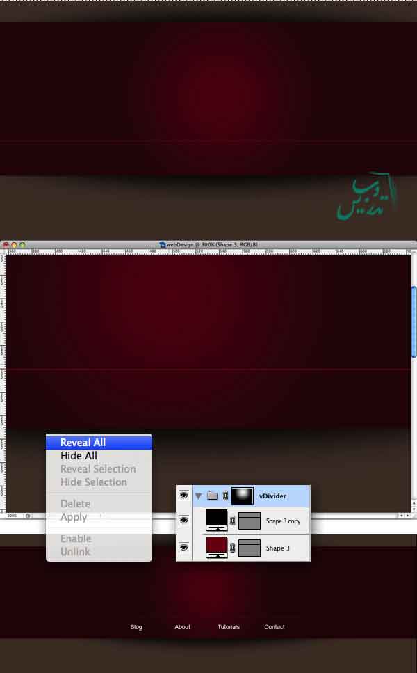 ایجاد یک قالب سه بعدی برای وب در فتوشاپ ایجاد یک قالب سه بعدی برای وب در فتوشاپ